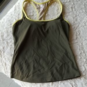 New Victoria's Secret tankini swim top S olive